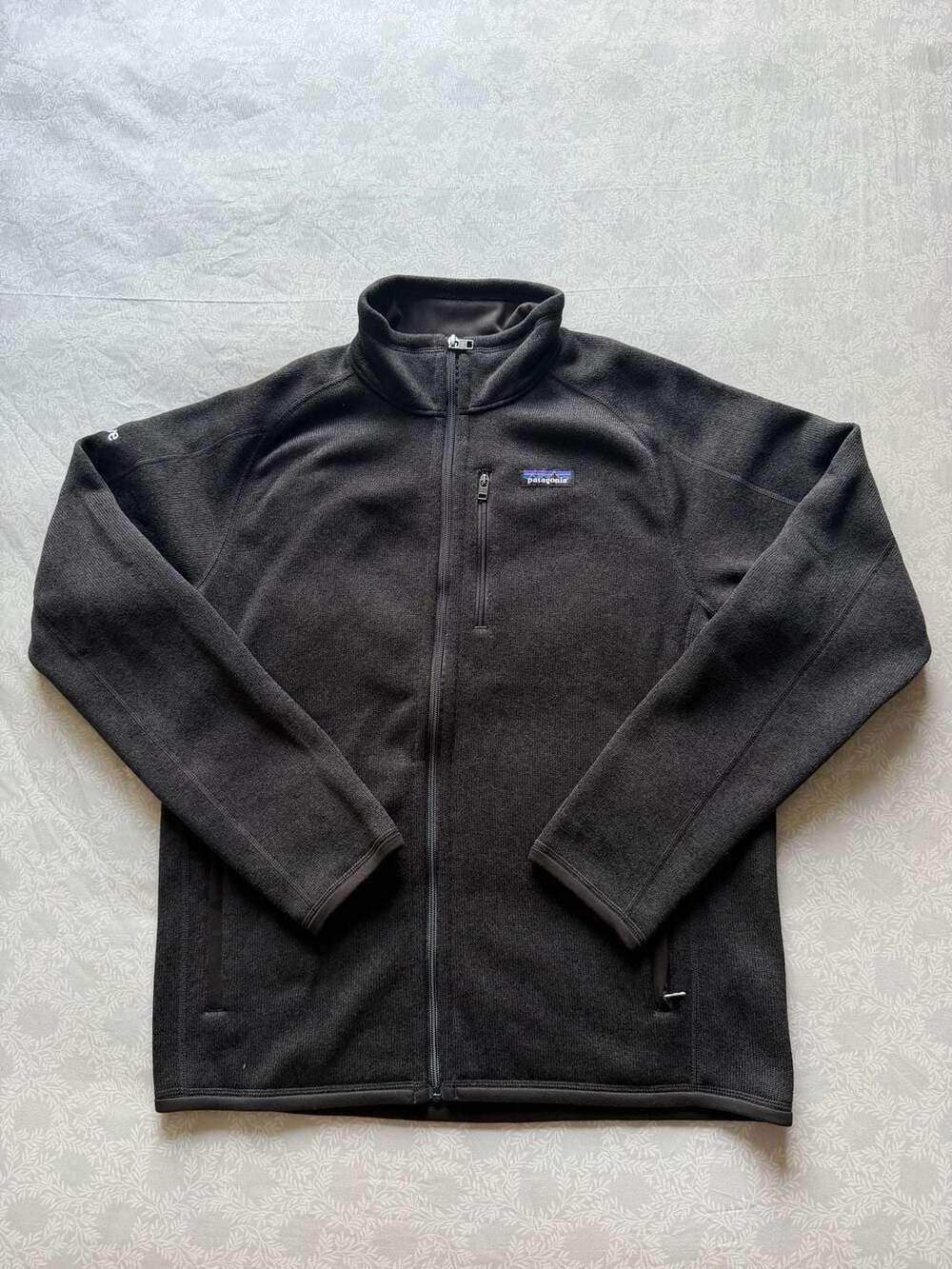 NWT Patagonia Men's Better Sweater Jacket Size M Black Full Zip Corporate Agave